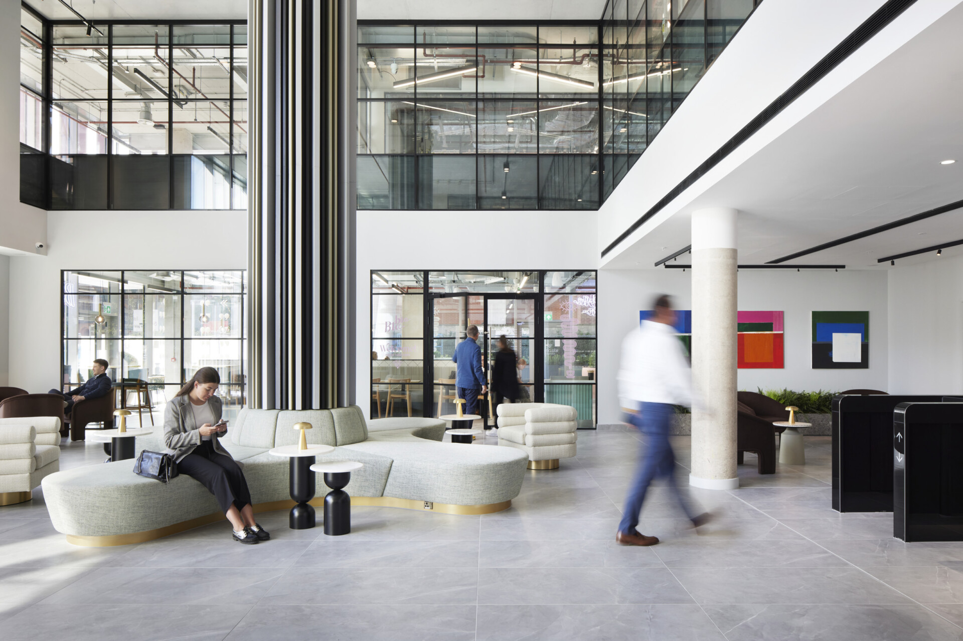 The Clarendon Commercial Lobby