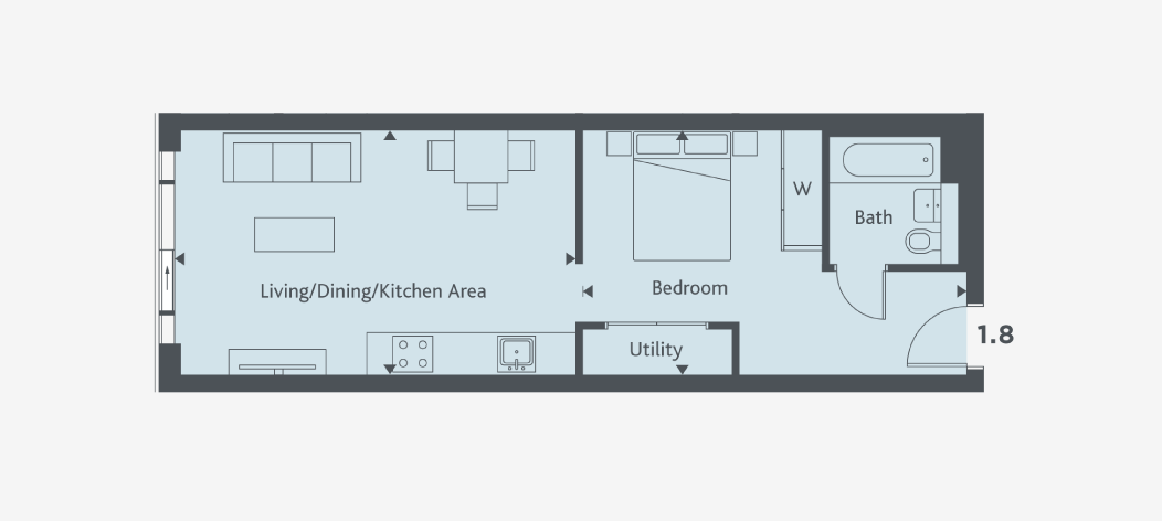 Clarendon Studio Apartment Watford